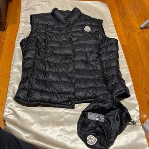 Moncler (authentic) lightweight vest size 3…..bag and hardware included